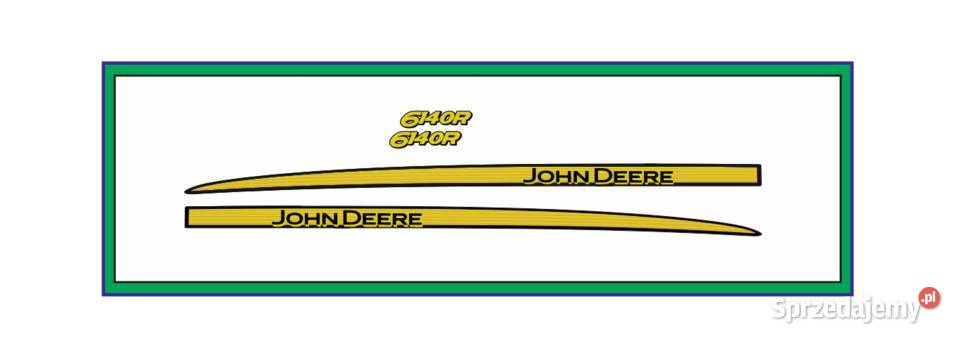 Naklejki na maskę Traktor Ciagnik John Deere mazowieckie Ciechanów