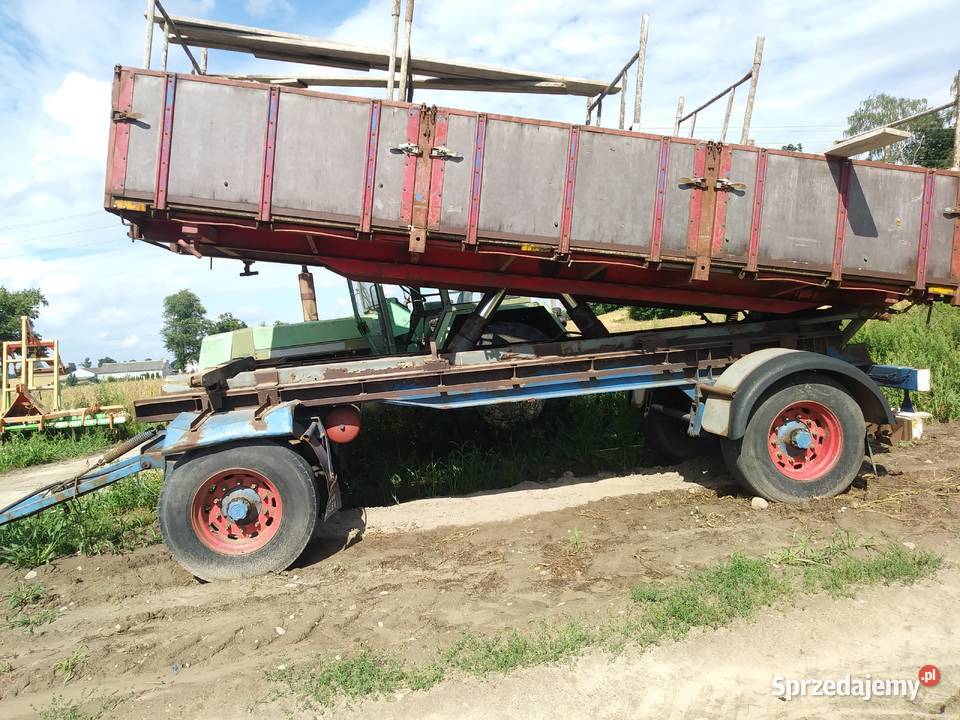 Przyczepa 3 strony wywrot 12 ton tandem Pamiętowo sprzedam