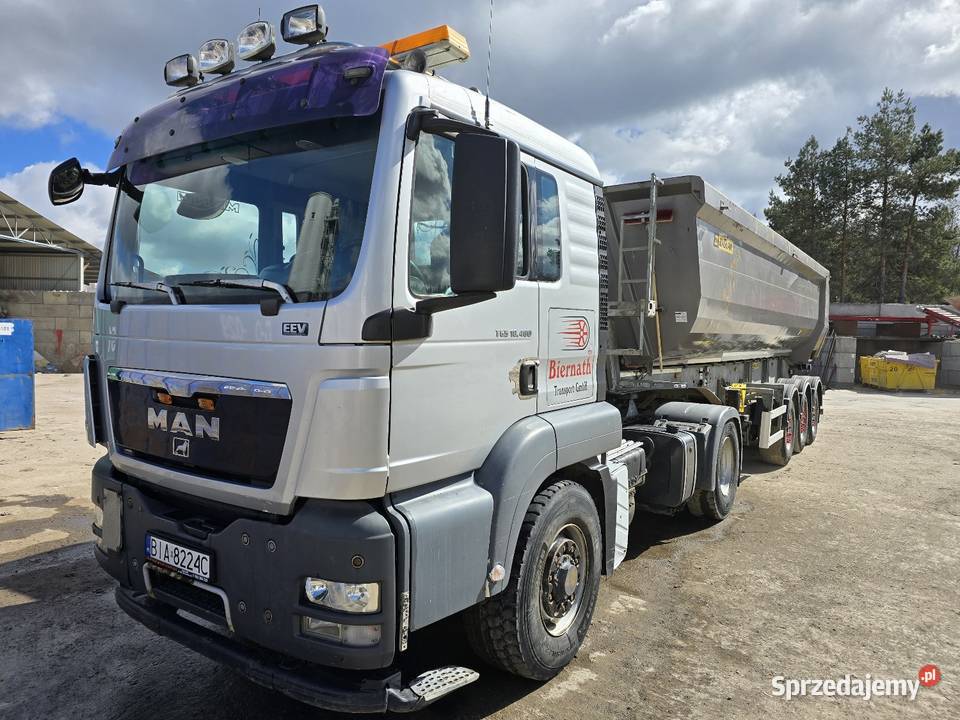 MAN TGS 18480 4x4 Hydrodrive z Naczepą Grabówka