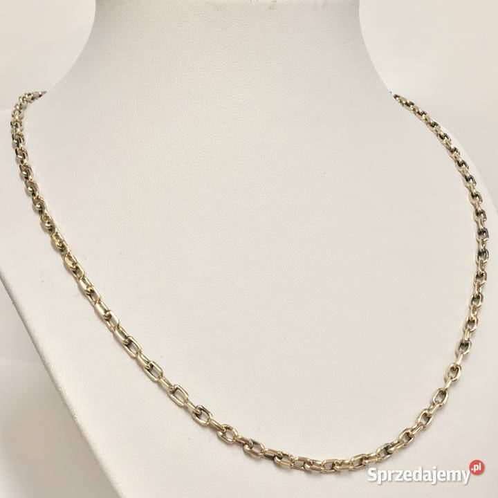 Złoty ŁAŃCUSZEK NASZYJNIK damski 585 14K kuty Warszawa
