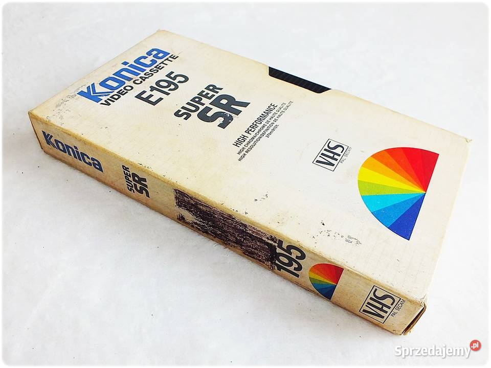 Kaseta VHS KONICA 180 minut Nagrane Filmy sensacyjny lubuskie