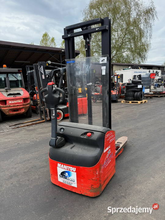 wózek paletowy z masztem 340m 1T MANITOU ES410 elektryczny łódzkie Działoszyn