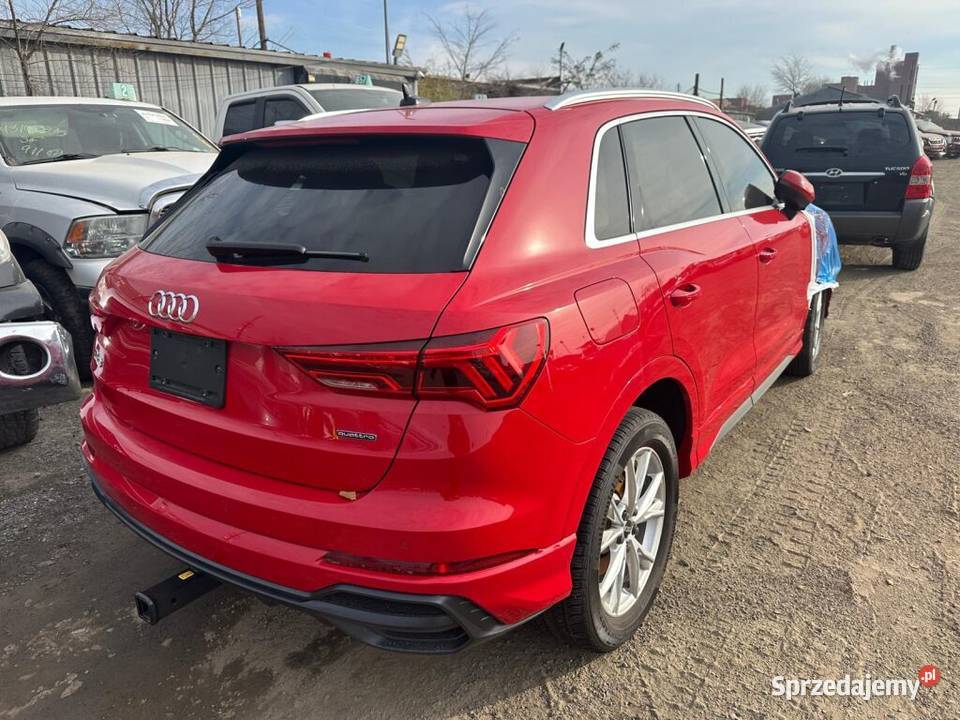 Audi Q3 2021 20 quattro sline uszkodzona w uszkodzony dolnośląskie
