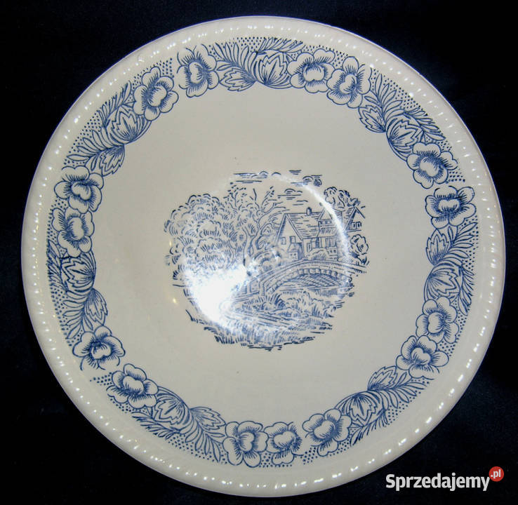 Miska ceramiczna z wiejskim motywem Dekoracje i ozdoby Dekoracje i ozdoby dolnośląskie
