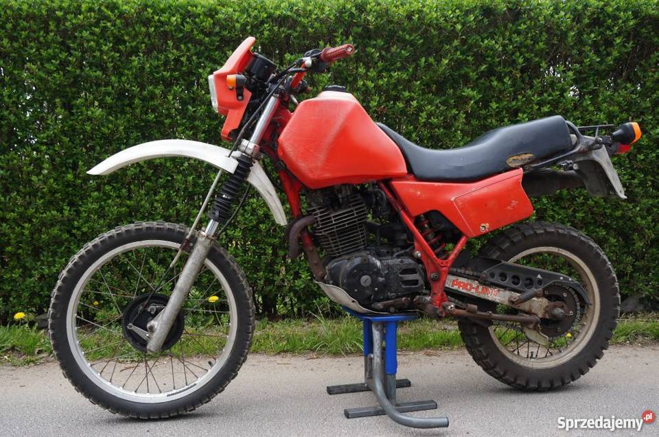 Honda XL 500 PD02 1982 Enduro Retro Scrambler czerwony dolnośląskie Bolesławiec sprzedam
