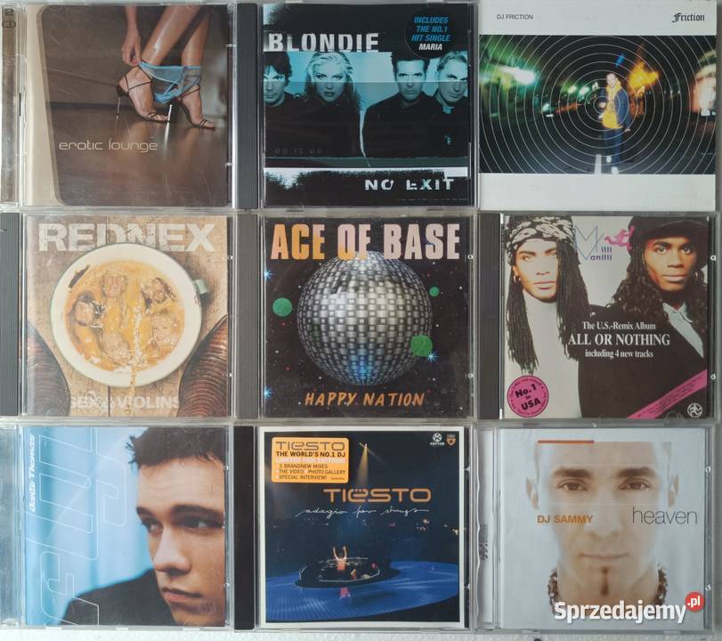 Euro dance płyty CD w stanie Wrocław