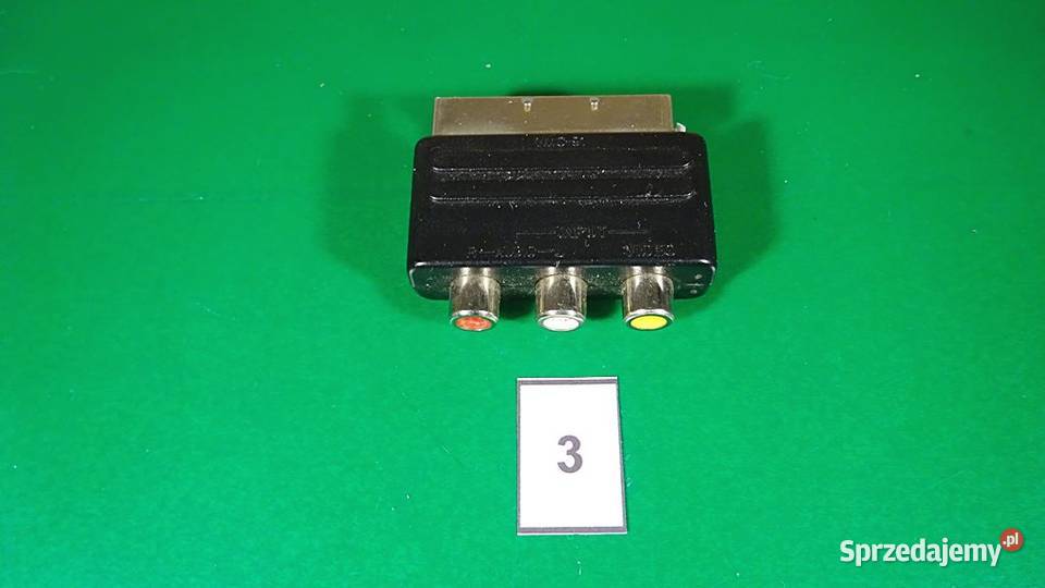 PRZEJŚCIE 3xCINCH EURO 20pin Video2xAudio