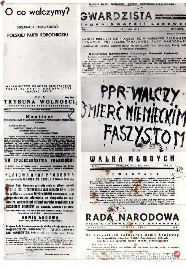 PRASA KONSPIRACYJNA W CZASIE OKUPACJI Krynki