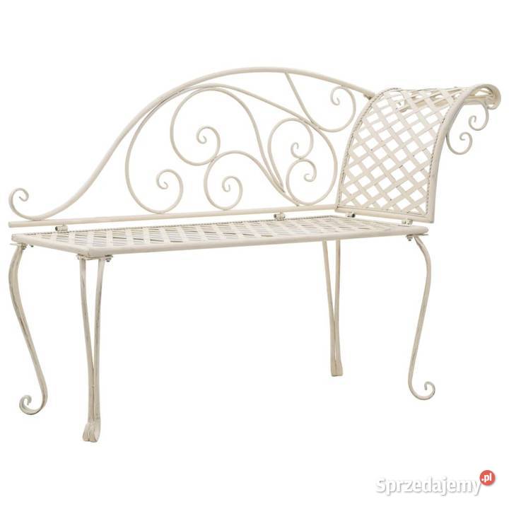 vidaXL Szezlong ogrodowy 128 metalowy antyczna Warszawa sprzedam