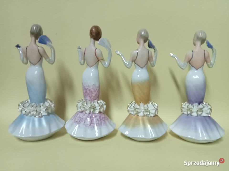 Porcelana Nofi fgurka Sara w wieczorowej sukni Porcelana i szkło Środa Wielkopolska