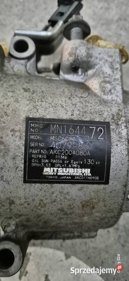 KOMPRESOR KLIMATYZACJI MITSUBISHI COLT 2009 Wrocław