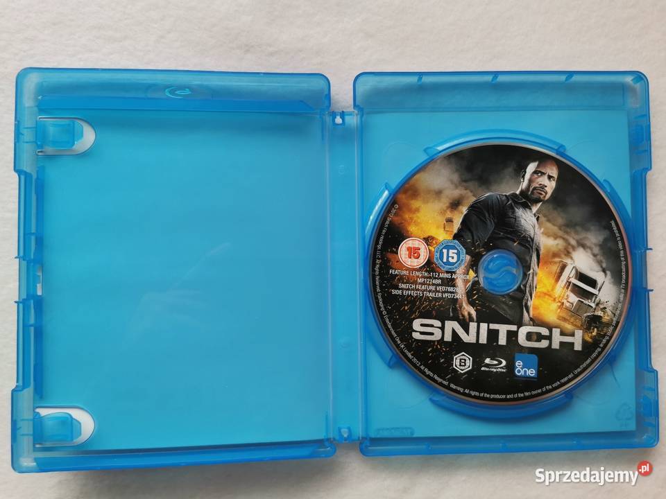 Snitch Infiltrator Bluray En 2013 Dwayne Johnson łódzkie Wytrzyszczki