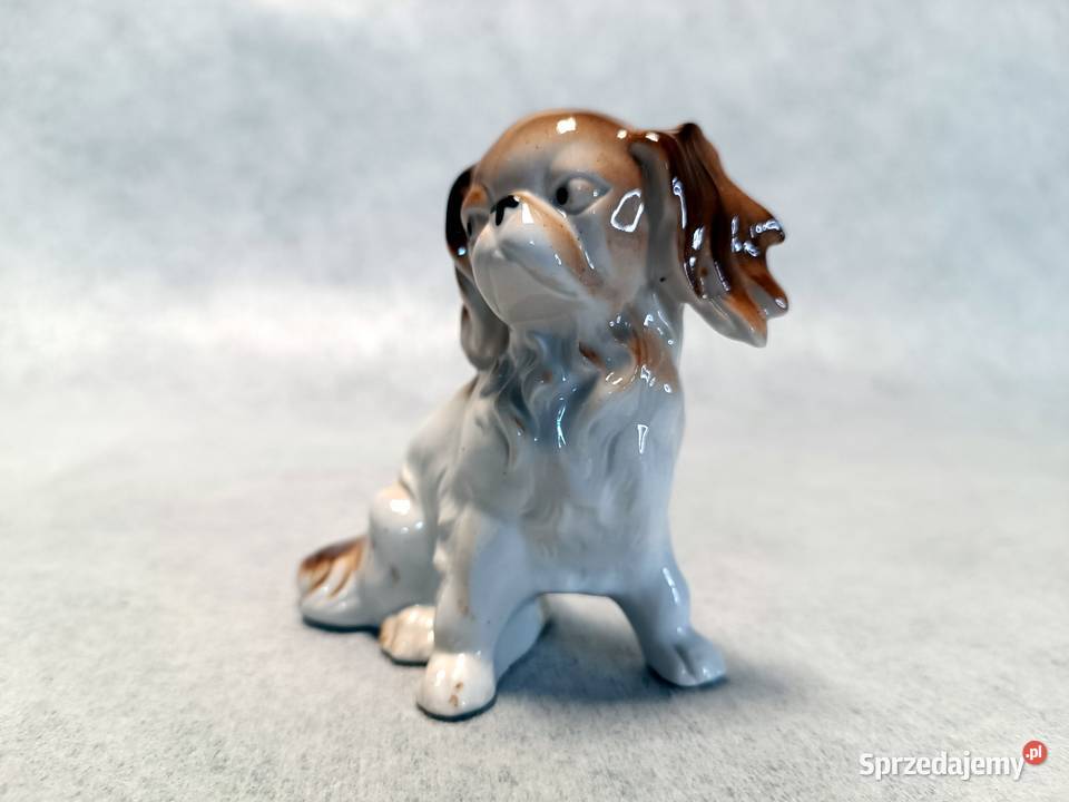 FOREIGN PORCELANOWA FIGURKA PEKIŃCZYK Piesek Jawor