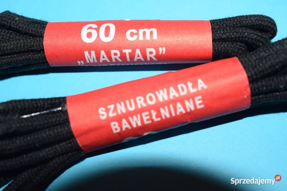 Sznurówki sznurowadła bawełniane dwie pary w