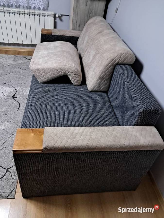 Łóżko kanapa dwuosobowa zadbana Słupca sprzedam