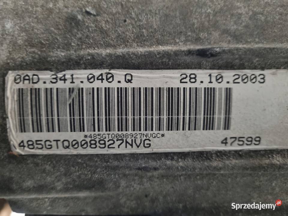 SKRZYNIA BIEGÓW Porsche Cayenne 9PA 45 T TURBO osobowe Chełm