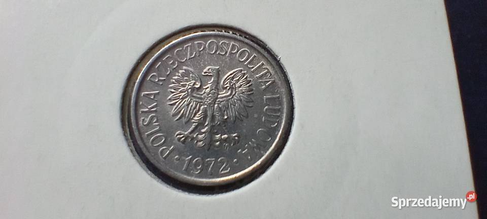 Stare monety 5 groszy 1972 skrętka Polska PRL Lesko