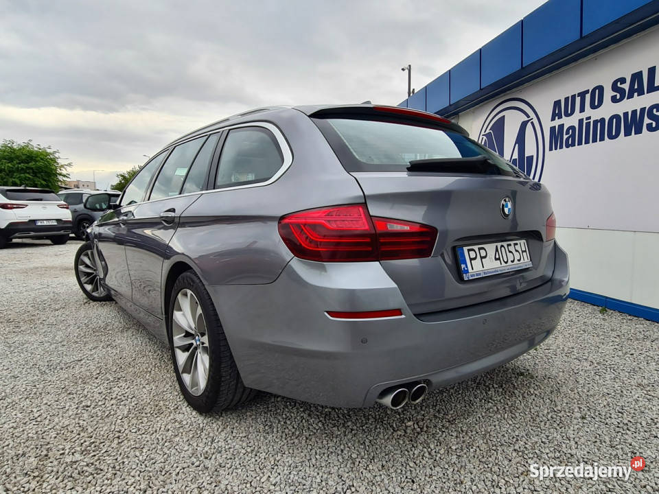 BMW 518 Szyberdach Navi ElPamięć Fotele Skóra Rok produkcji 2013 Wągrowiec
