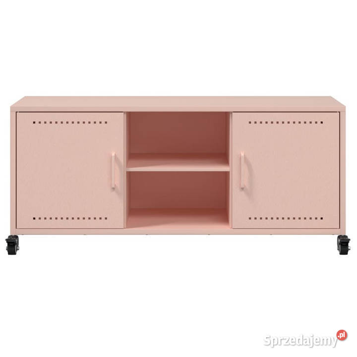 Szafka RTV różowa 1005x39x435 stal WM846663 Warszawa