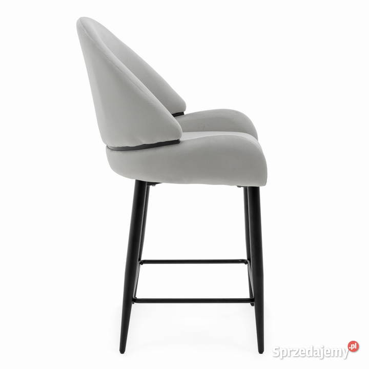 Hoker Tapicerowany Bergamo Jasnoszary Wysyłka Hokery Dom i Ogród wielkopolskie Tarchały Małe