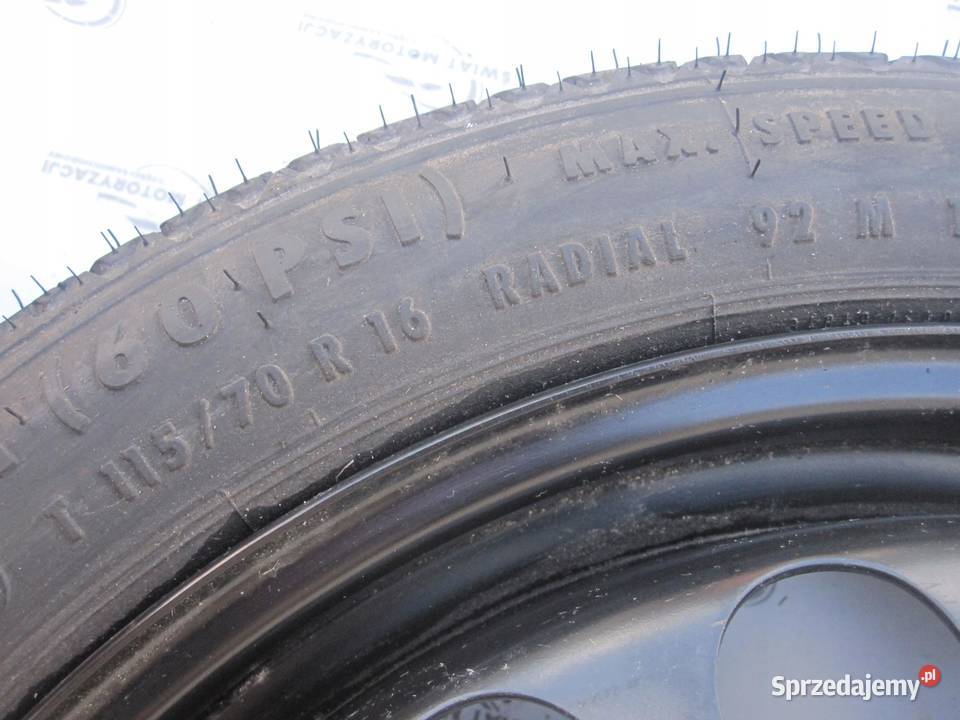 OPEL VECTRA C koło dojazdowe 1157016 92M 5x110 świętokrzyskie