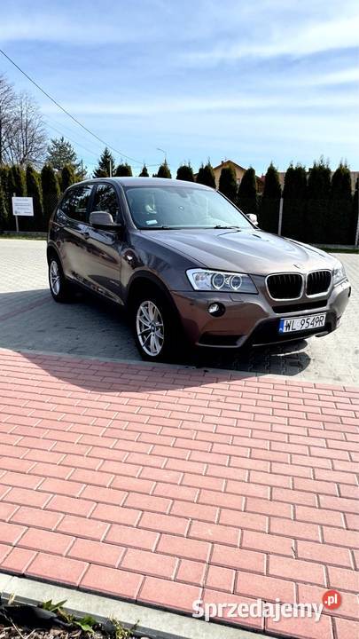 Bmw x3 F25 xdrive 184 zamiana napęd 4x4 Dobczyn sprzedam