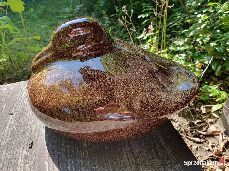 Duża modernistyczna figurka kaczki śląskie Myszków sprzedam