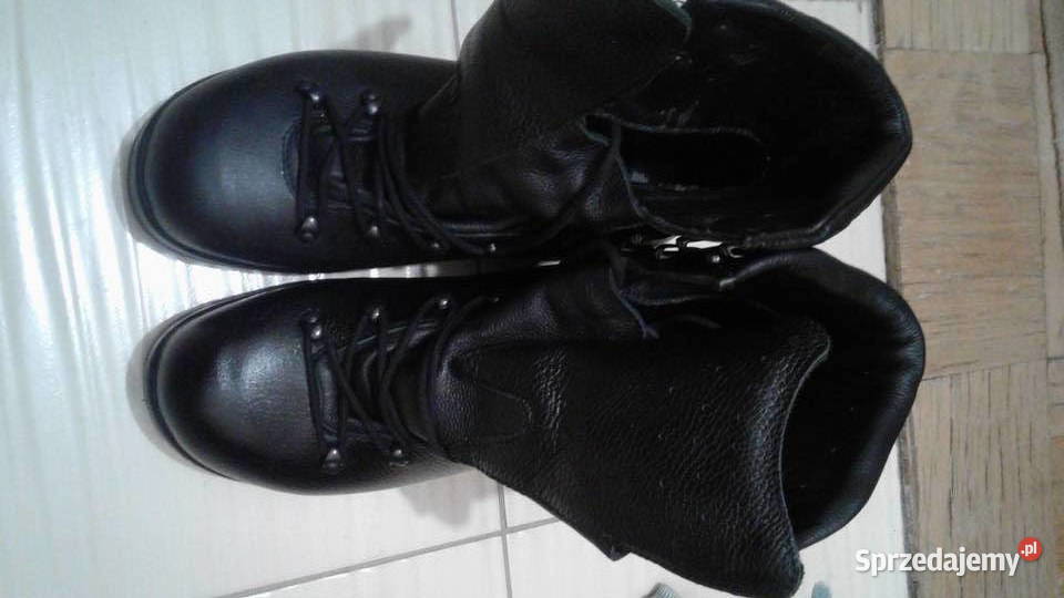 Buty PROTEKTOR wojskowe zimowe czarne nowe 265 Ostrołęka