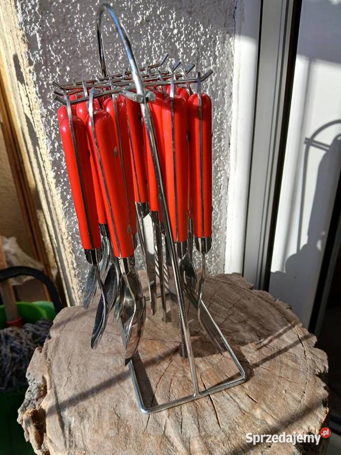 Komplet sztućcy 16 vintage Łódź