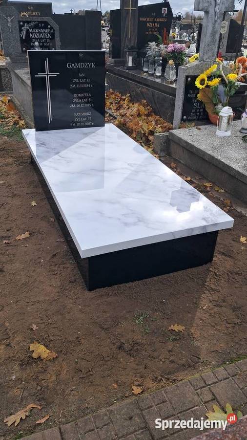 NAGROBKI POMNIKI Z KOMPOZYTU Nowe Grodziczno