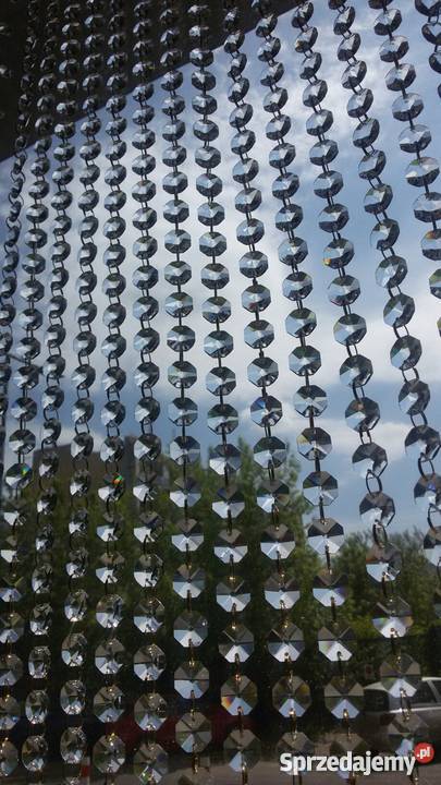 Zasłona kryształowa do dowolnej aranżacji Warszawa sprzedam