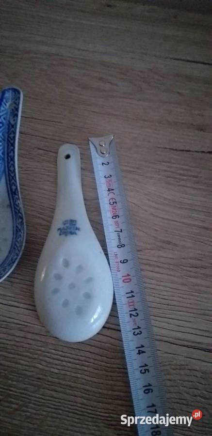 Chińskie Łyżki porcelanowe prl Przedbórz