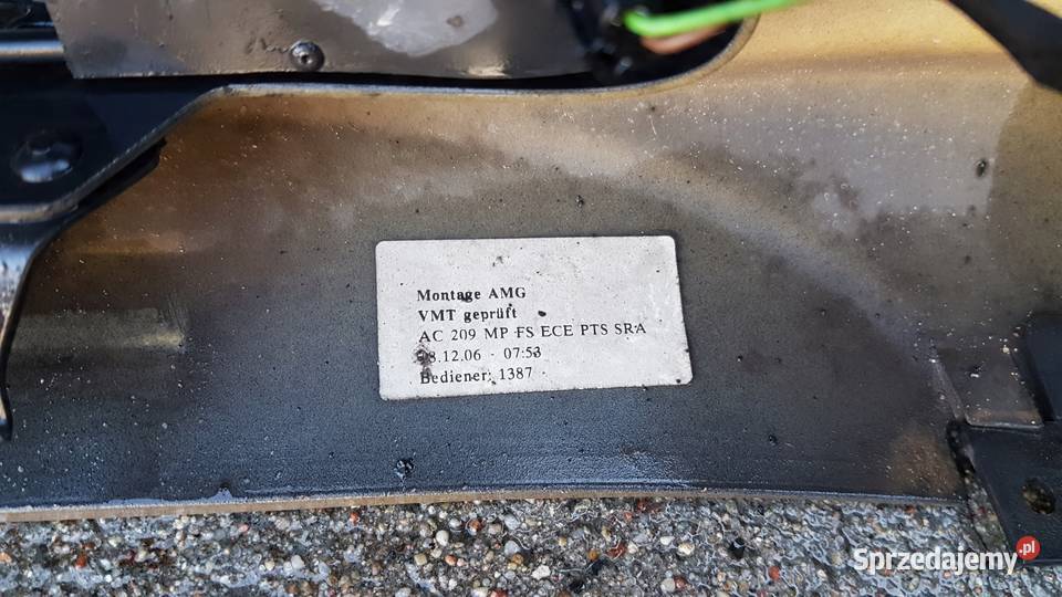 ZDERZAK PRZÓD TYŁ LISTWY CLK W209 AMG LIFT