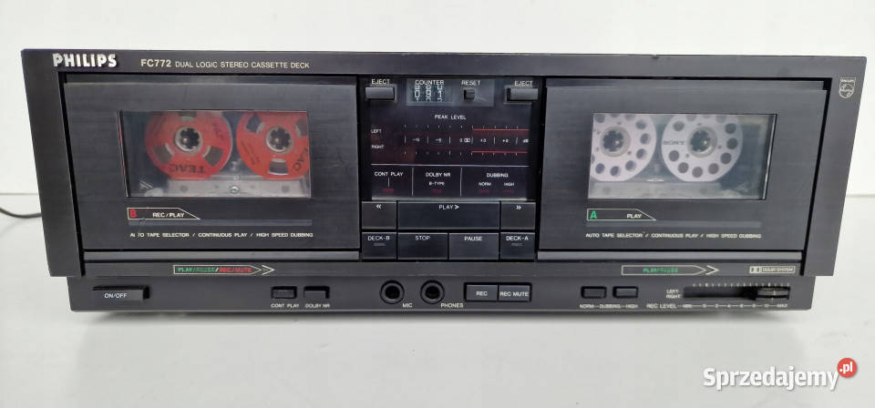 Magnetofon Philips FC772 casette deck Międzychód sprzedam