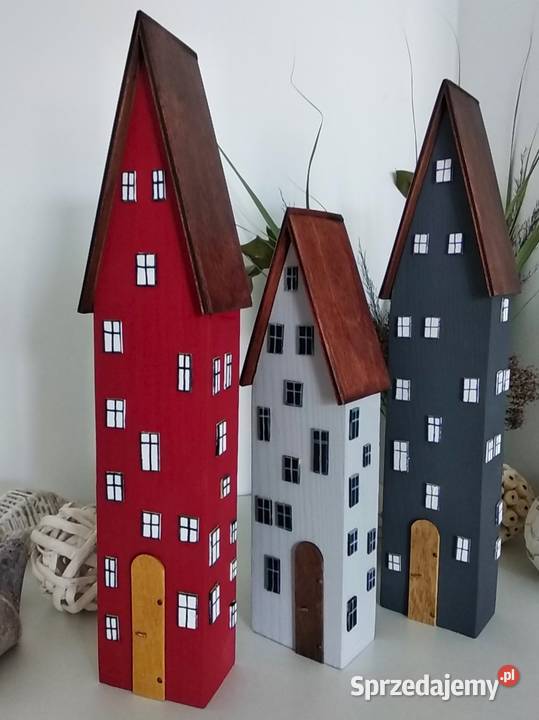 Domki dekoracyjne z wysokimi dachami Wrocław sprzedam