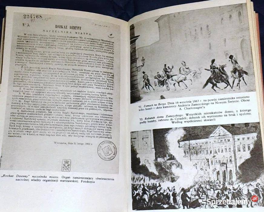 Warszawa w powstaniu styczniowym Stefan lubelskie Chełm sprzedam