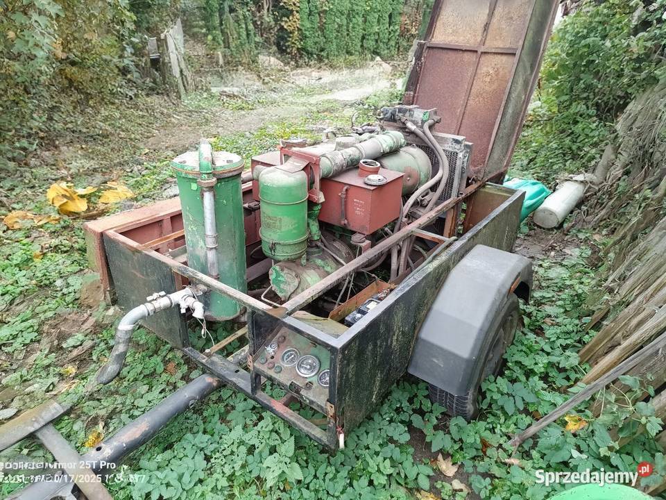 Sprężarka śrubowa silnik Deutz diesel Rymań