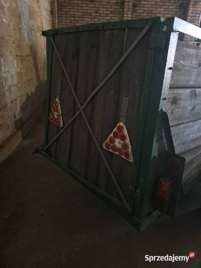Przyczepka dwukółka Poddębice