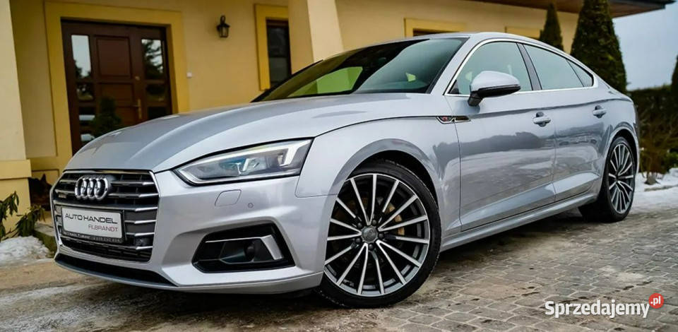 Audi A5 Sportback Gwarancja w 30 TDI Quattro 218 kurtyny powietrzne Lipno