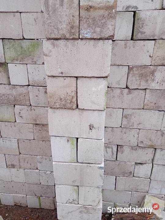 Cegła Biała rozbiórkowa silikatowa 24x13x12
