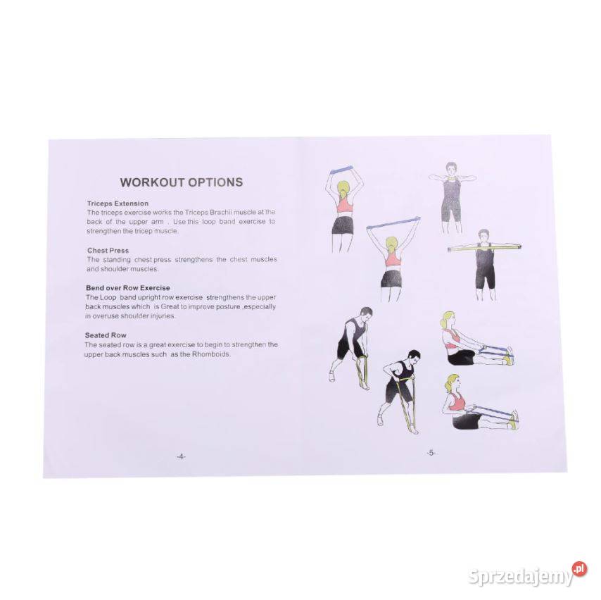 Zestaw gum oporowych pilates joga warmińsko-mazurskie Olsztyn