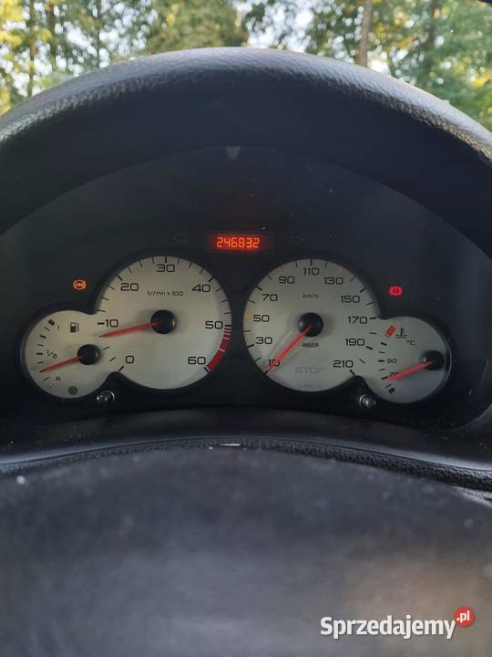 Peugeot 206 14 HDI 2007 srebrny Pruszków