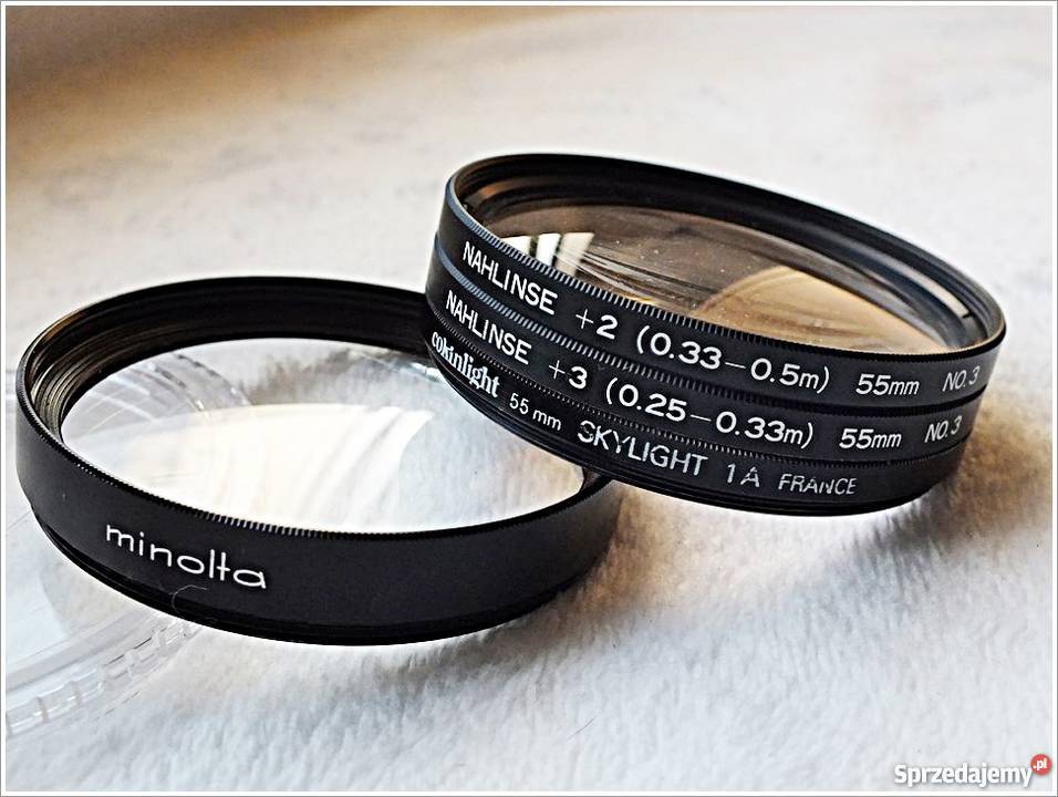 MINOLTA Komplet 4 soczewki CloseUP Lens No 0 lubuskie Żary