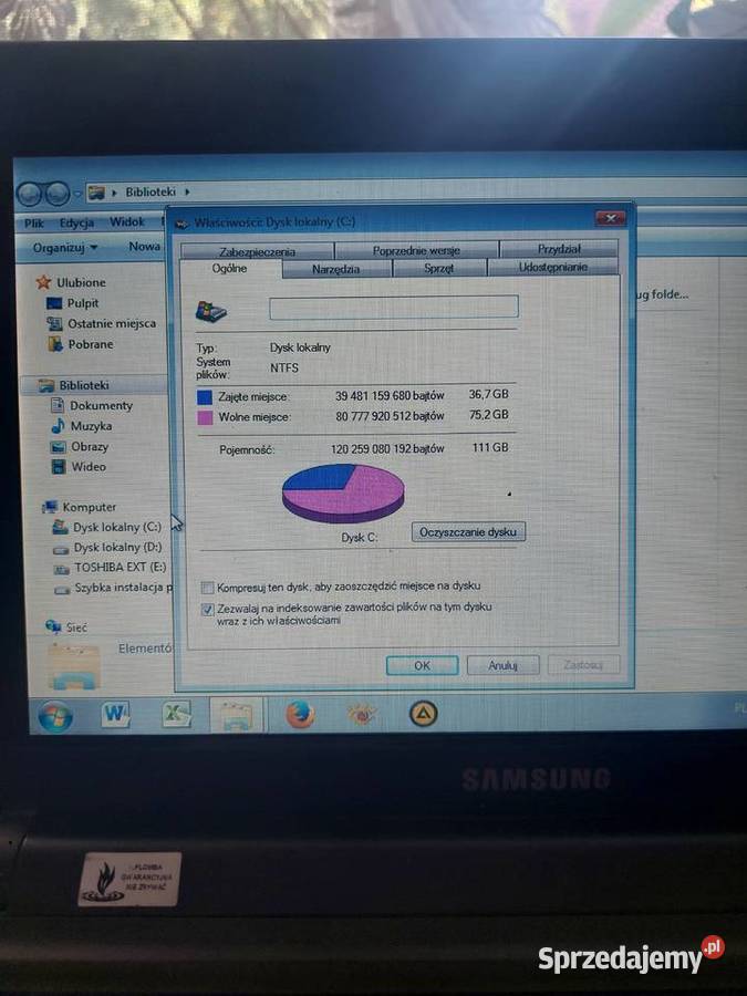 Laptop Samsung N150 Plus Ostrów Wielkopolski