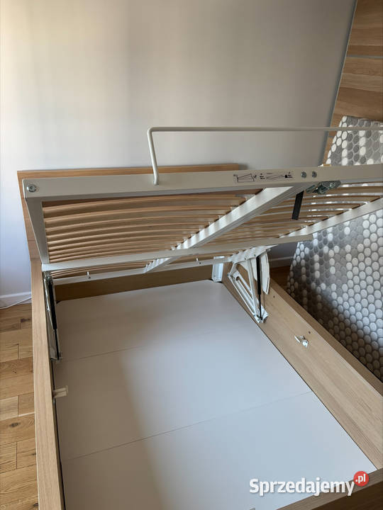 Zestaw sypialniany stelaż materac 210cm mazowieckie sprzedam
