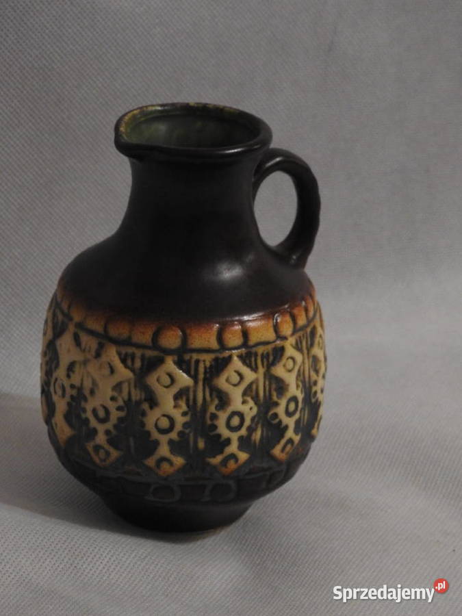 Piękny ceramiczny wazonik niemiecki sygnowany Inowrocław