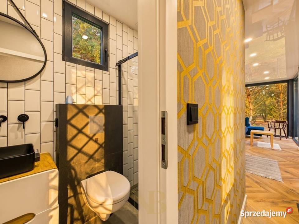 Tiny House na zalesionej działce 1250m w Dolinie 48m