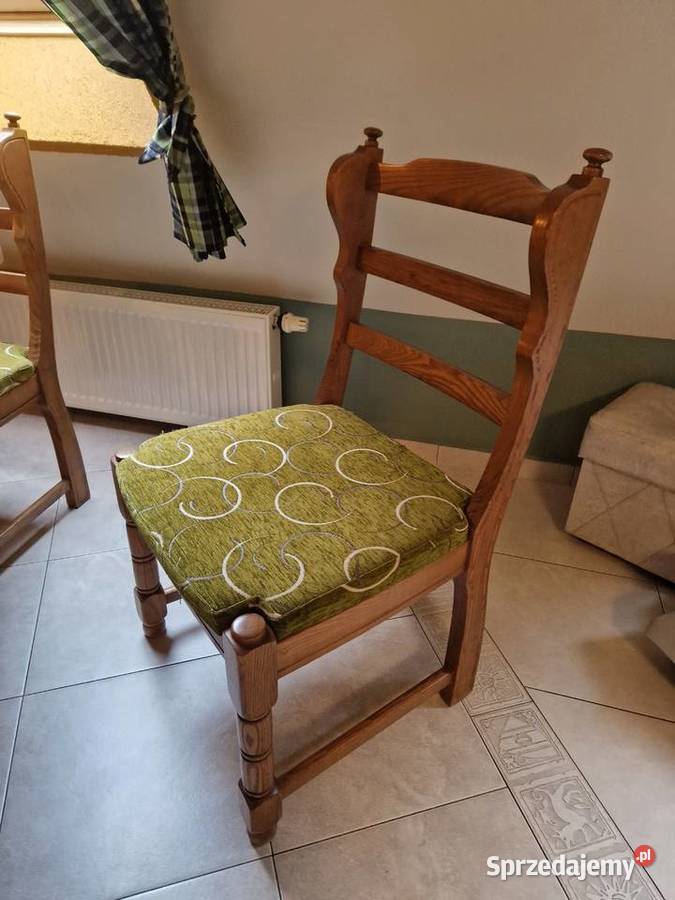 Stół dębowy z 6 krzesłami Ząbkowice Śląskie