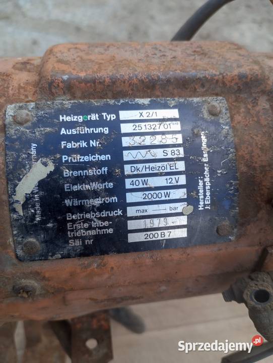 Webasto ogrzewanie postojowe VW IFA Robur Star Legnica sprzedam