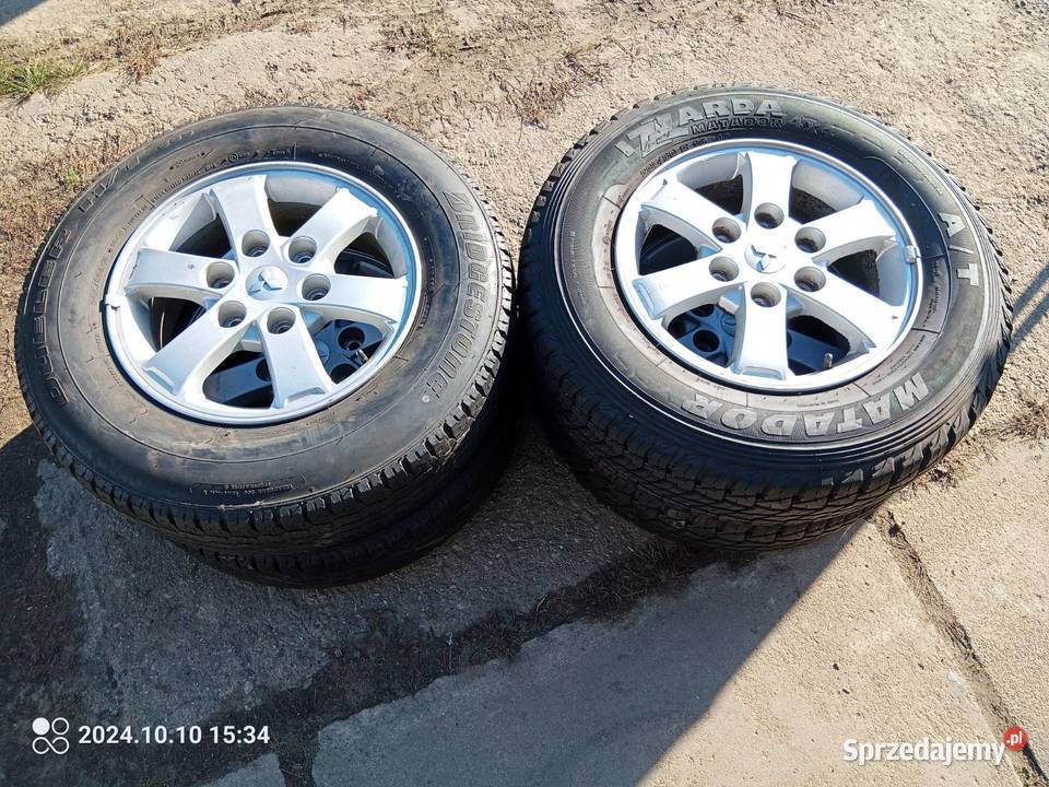Koła terenowe AT 16 6x139 pajero L200 Patrol podkarpackie Mielec